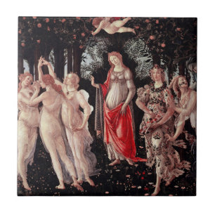 Spring Primavera Sandro Botticelli Renaissance Ceramic Tile