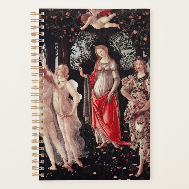 Spring Primavera Sandro Botticelli Renaissance Planner (Front)