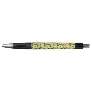 Spring Primroses Black Ink Pen