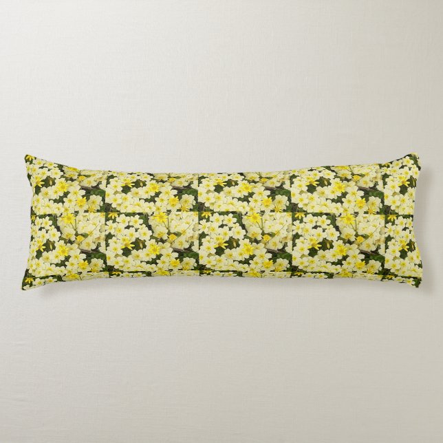 Spring Primroses Body Cushion (Front)