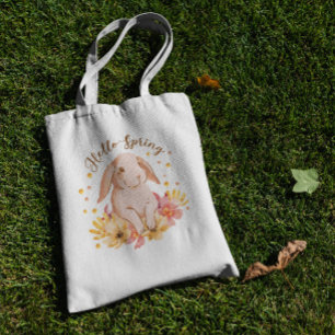 Spring Rabbit Tote Bag