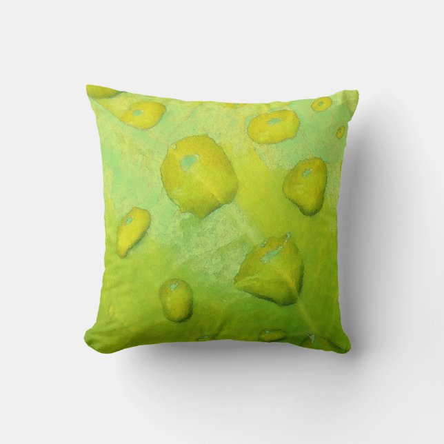 Spring Rain Abstract Cushion (Front)