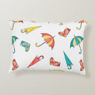 Spring Rain I Decorative Cushion