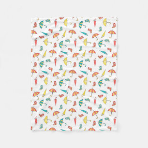 Spring Rain I Fleece Blanket
