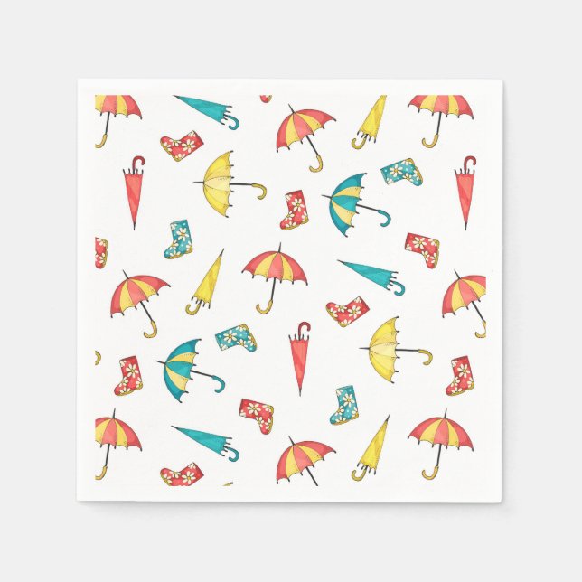 Spring Rain I Napkin (Front)