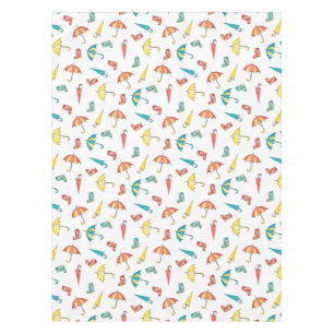 Spring Rain I Tablecloth