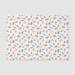 Spring Rain I Tissue Paper