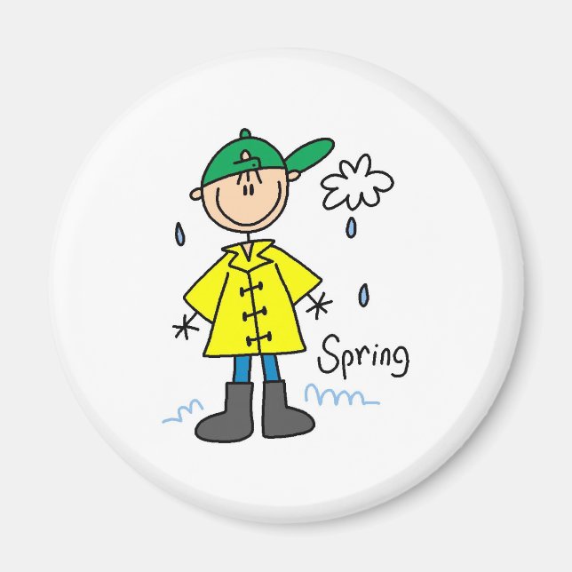 Spring Rain  Magnet (Front)