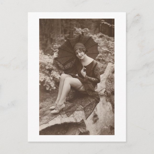 Spring rain postcard (Front)