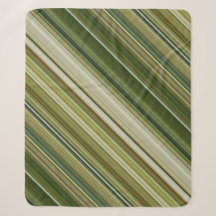 Spring Rains Cream, Tan, and Olive Green Stripe