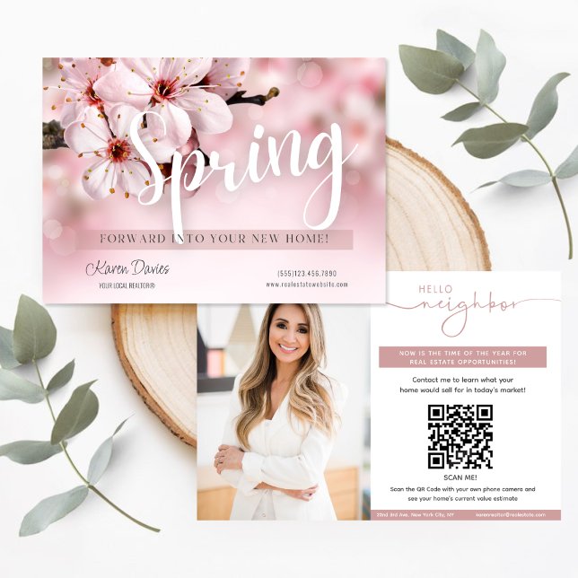 Spring Real Estate Marketing Postcard  (Spring Real Estate Marketing Postcard)