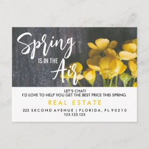 Spring Real Estate Marketing Postcard   Custom Age