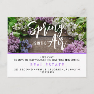 Spring Real Estate Marketing Postcard   Custom Age
