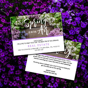 Spring Real Estate Marketing Postcard   Custom Age
