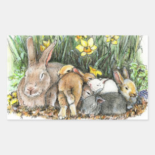 SPRING RECTANGULAR STICKER