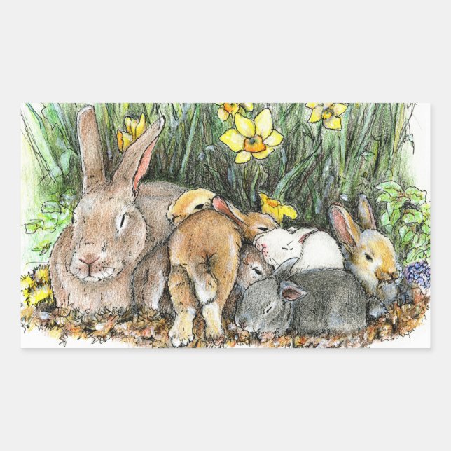 SPRING RECTANGULAR STICKER (Front)