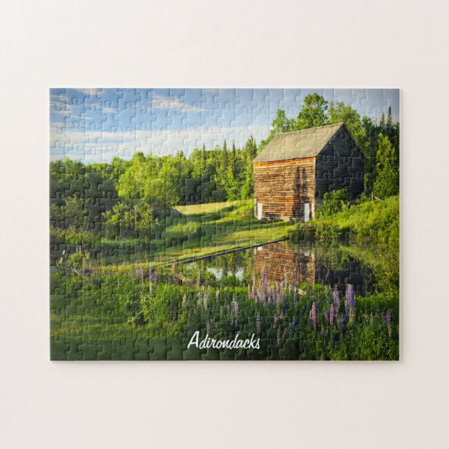 Spring Reflections in the Adirondacks, N.Y. Jigsaw Puzzle (Horizontal)
