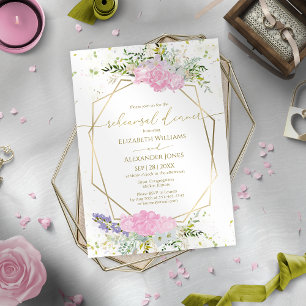 Spring Rehearsal Dinner Invitation Wildflower