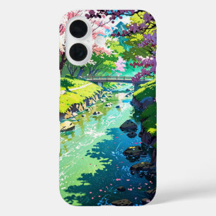 Spring River Bend iPhone 16 Case