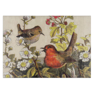 Spring Robin Birds Red Birding Cutting Board