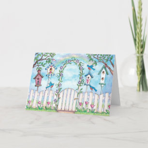 Spring Robins - Greeting Card