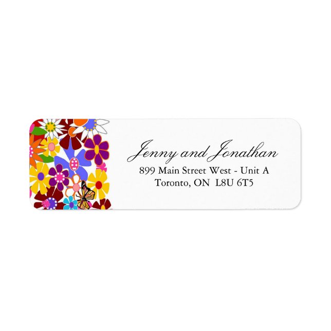 Spring RSVP Address Labels (Front)