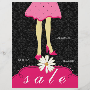 Spring Sale Flyer Fashion Shoes