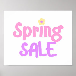 Spring Sale Sign, Boutique Signage, Retail Poster