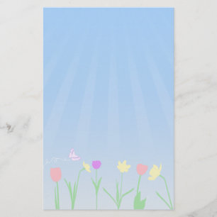 Spring Scene Stationary Stationery