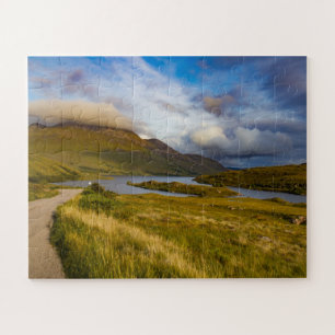 Spring Scottish Mountain Lake Landscape Highlands Jigsaw Puzzle