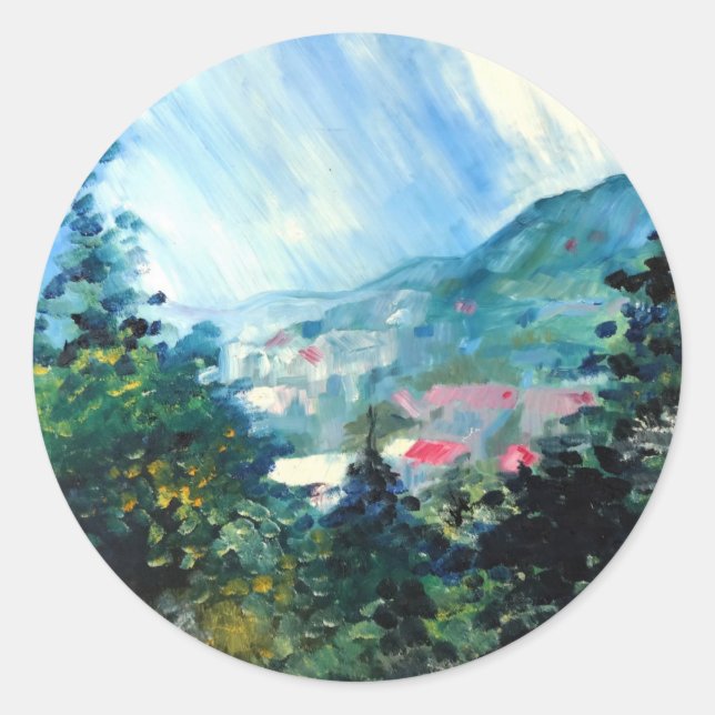 Spring Season 4 Classic Round Sticker (Front)
