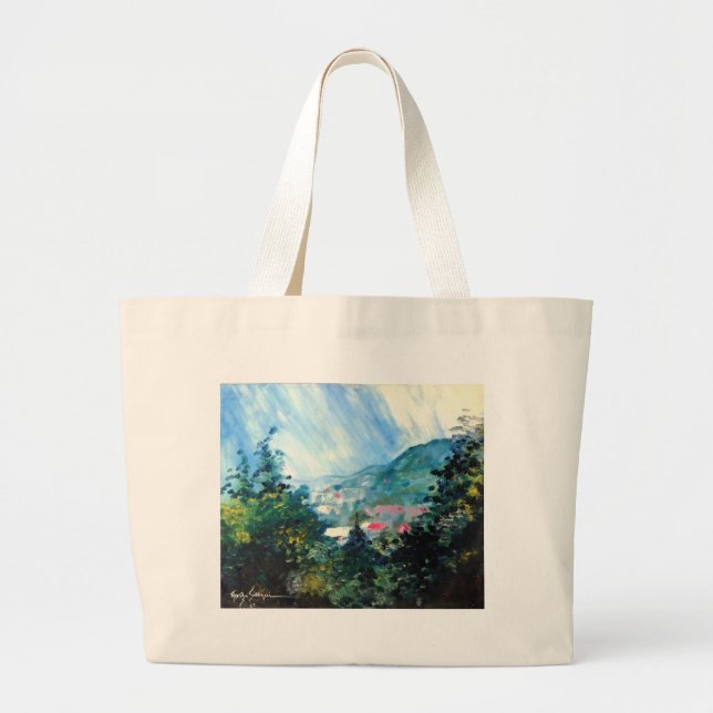 Spring Season 4 Large Tote Bag (Front)