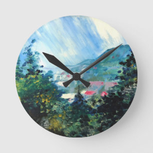Spring Season 4 Round Clock