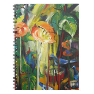 Spring Season and Pigeons Notebook