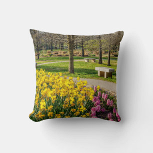 Spring Season Flower Garden Cushion