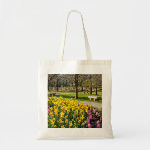 Spring Season Flower Garden Tote Bag