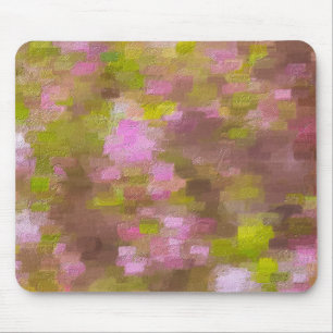 Spring Season Pinks Abstract Mouse Pad