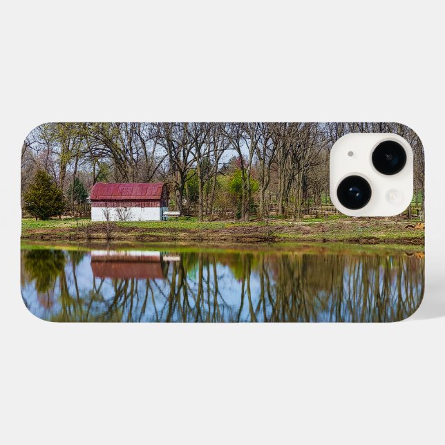 Spring Season Reflections Painterly Case-Mate iPhone Case (Back (Horizontal))