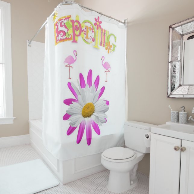 Spring Shower Curtain (In Situ)