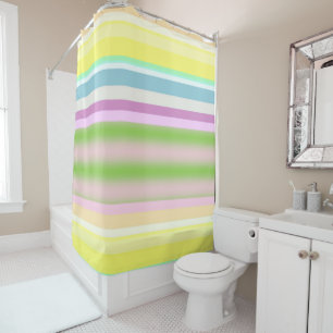 Spring Shower Curtain Stripes