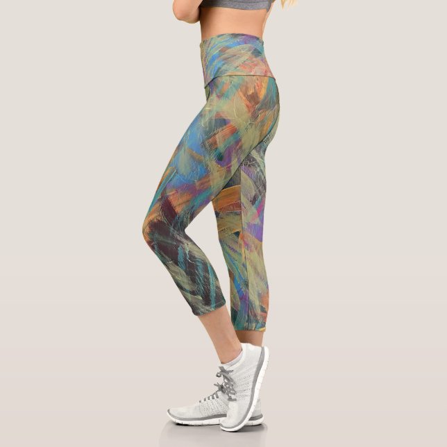 Spring Showers Capri Leggings (Left)