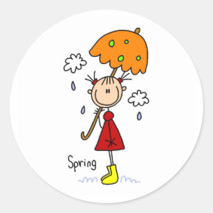 Spring Showers Sticker