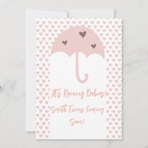 Spring Showers Twin Pregnancy Announcement