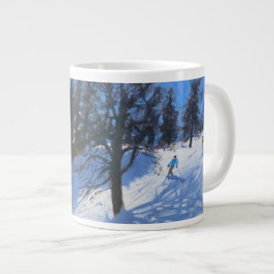 Spring skiers Verbier 2010 Large Coffee Mug