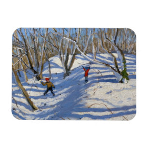 Spring Snow Newhaven Derbyshire 2008 Magnet