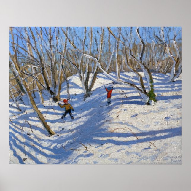 Spring Snow Newhaven Derbyshire 2008 Poster (Front)