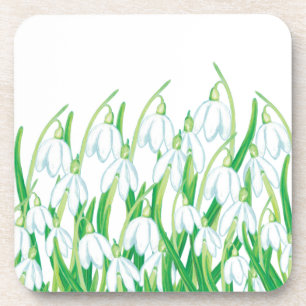 Spring Snowdrops  Coaster