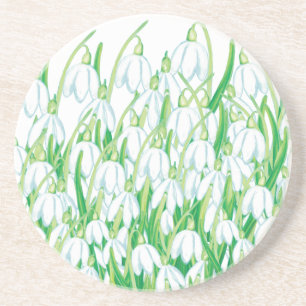 Spring Snowdrops   Coaster