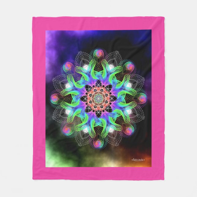 Spring Song Fleece Blanket (Front)