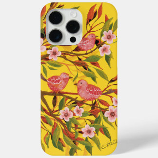 Spring Song Watercolor Illustration iPhone 15 Pro Max Case